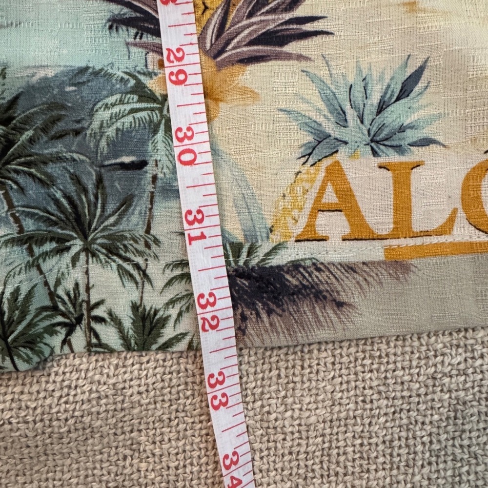 Seven Palm Silk Hawaiian Shirt XXL Aloha Honolulu Tropical Camp - Picture 14 of 14